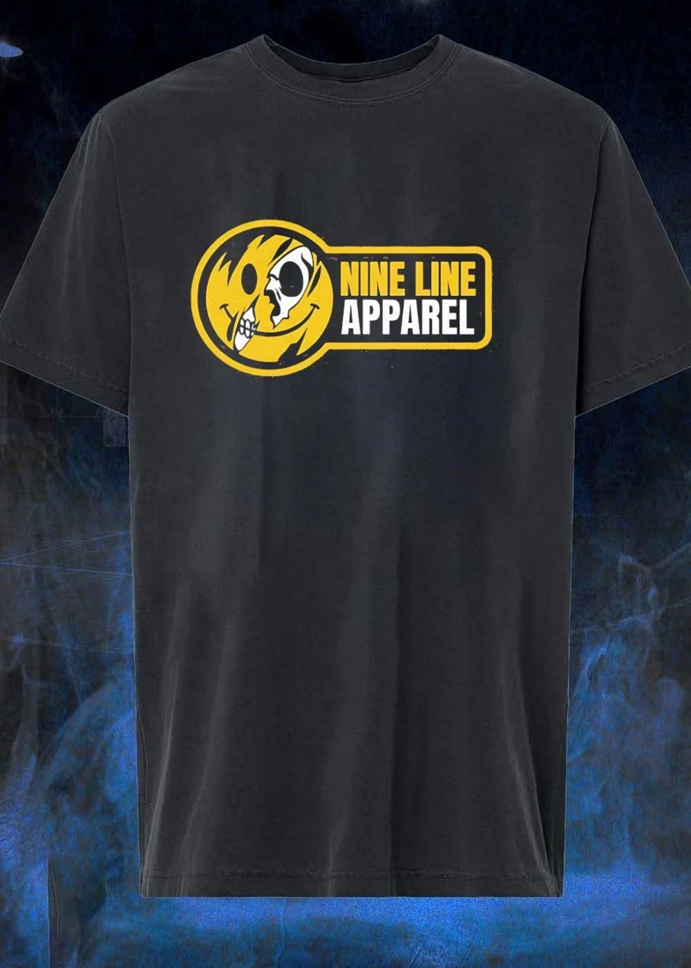 Nine Line Apparel Skull Smiley Face shirt