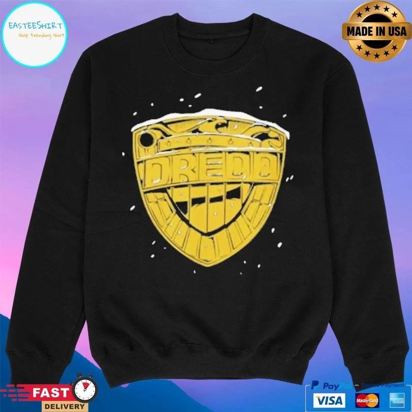 Judge Dredd Snow Badge Christmas Logo T-shirts