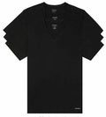 3 PACK CALVIN KLEIN SIZE S M L XL 2XL COTTON T-SHIRTS BLACK  WHITE GRAY V NECK