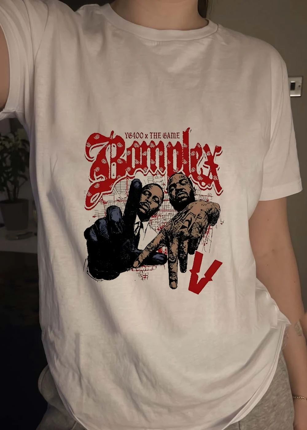 YG400 x The Game Bomplex V Compton Hip Hop Streetwear T-Shirt