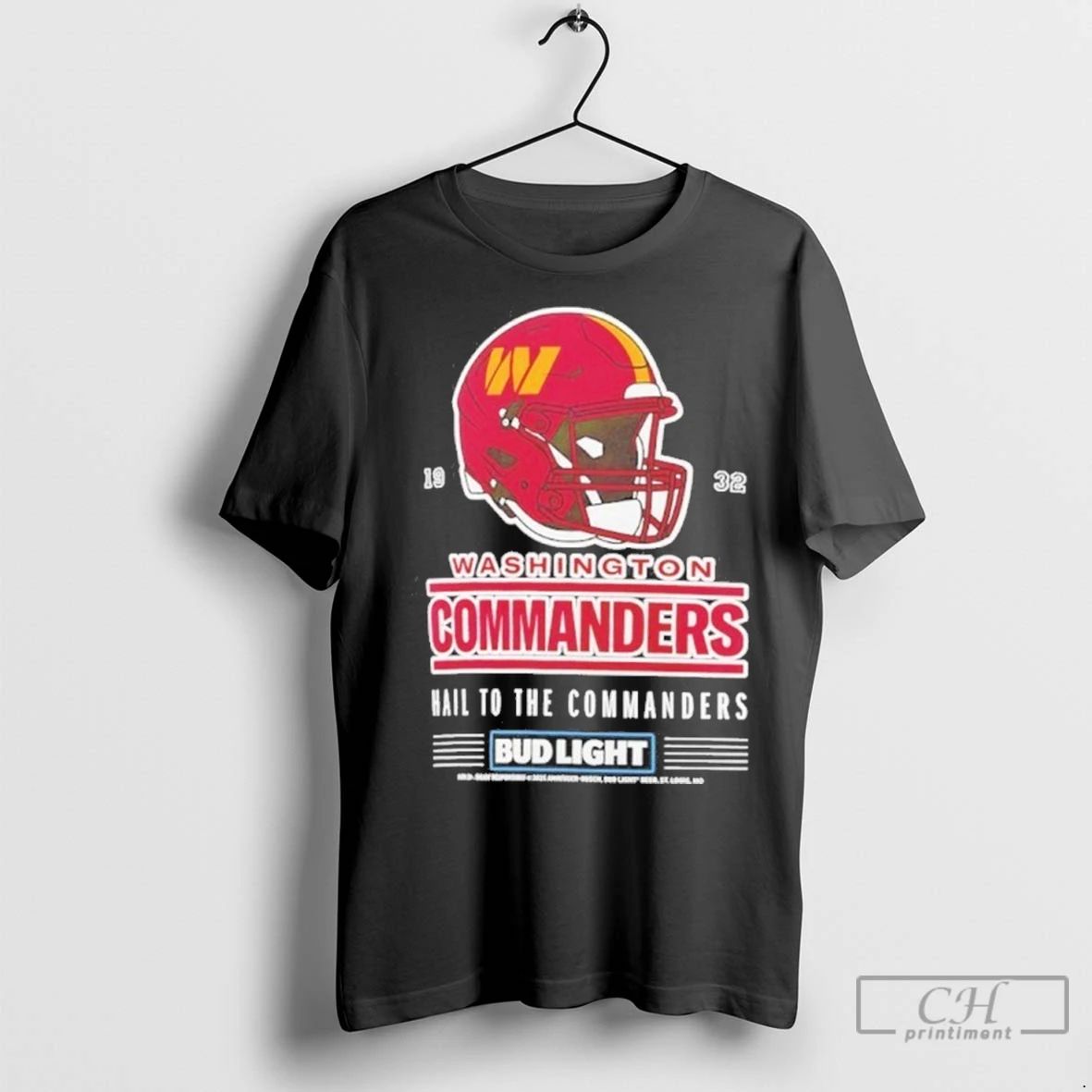 Premium Bud Light X Washington Commanders Hail The Commanders Helmet