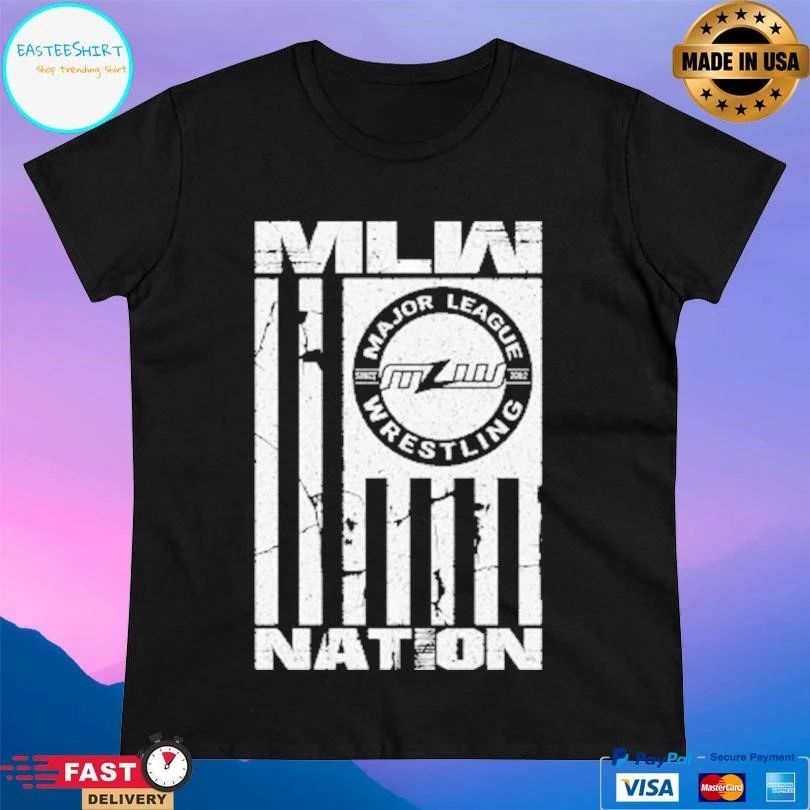 Major League Wrestling MLW Nation T-shirts