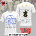 Original Rush Fifty Something 2027 Tour Signature Two Sided T-Shirt