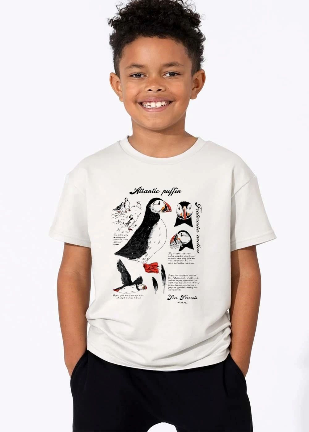 Atlantic Puffin Fratercula Arctica Sea Parrots Educational Bird shirt