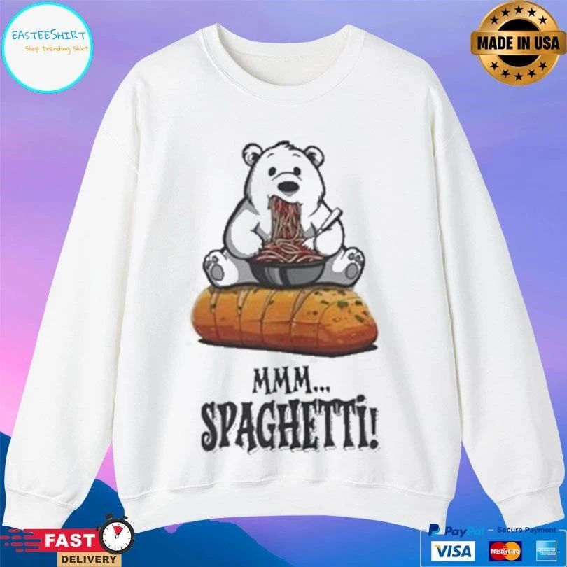Bear Mmm Spaghetti School Train T-shirts