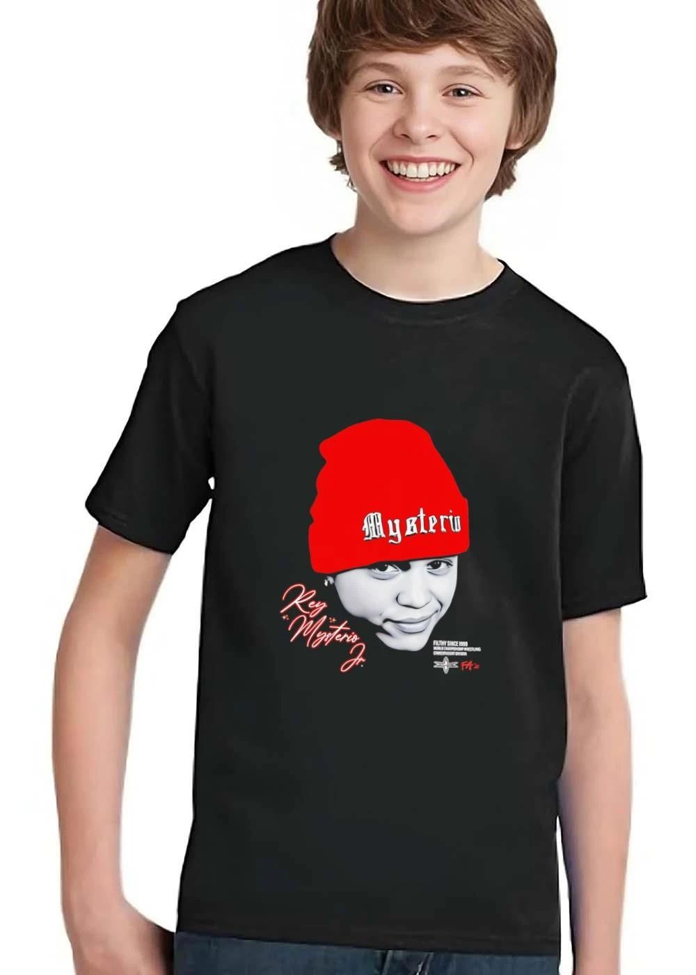 Wcw Filthy Since Rey Mysterio Jr Cruiserweight Division 1999 Unmasked Portrait Red Beanie shirt