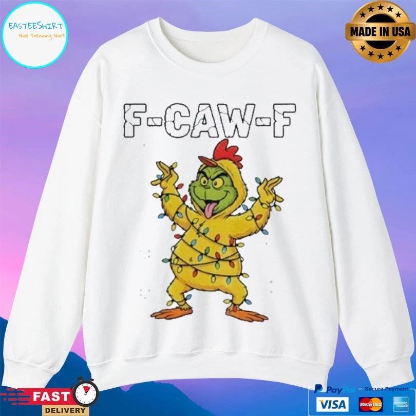 Grinch X Chicken F Caw F Snow Christmas 2025 T-shirts