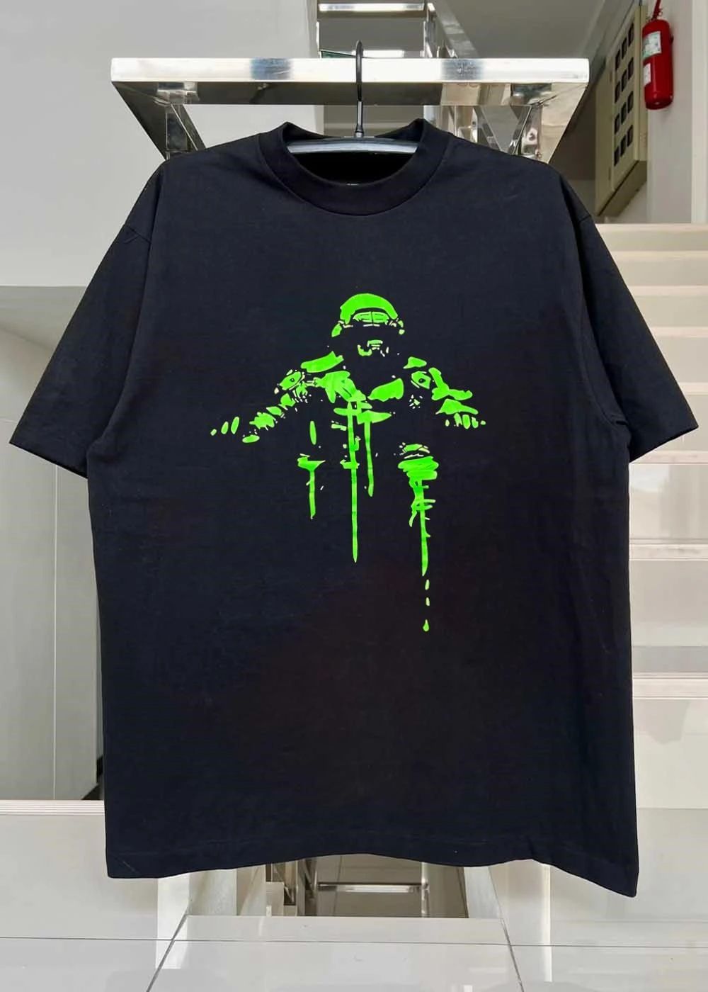 Doom Eternal Green Drip Praetor Suit Men’s shirt