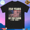 250 Years Of Freedom 1776-2026 Flag America T-shirts