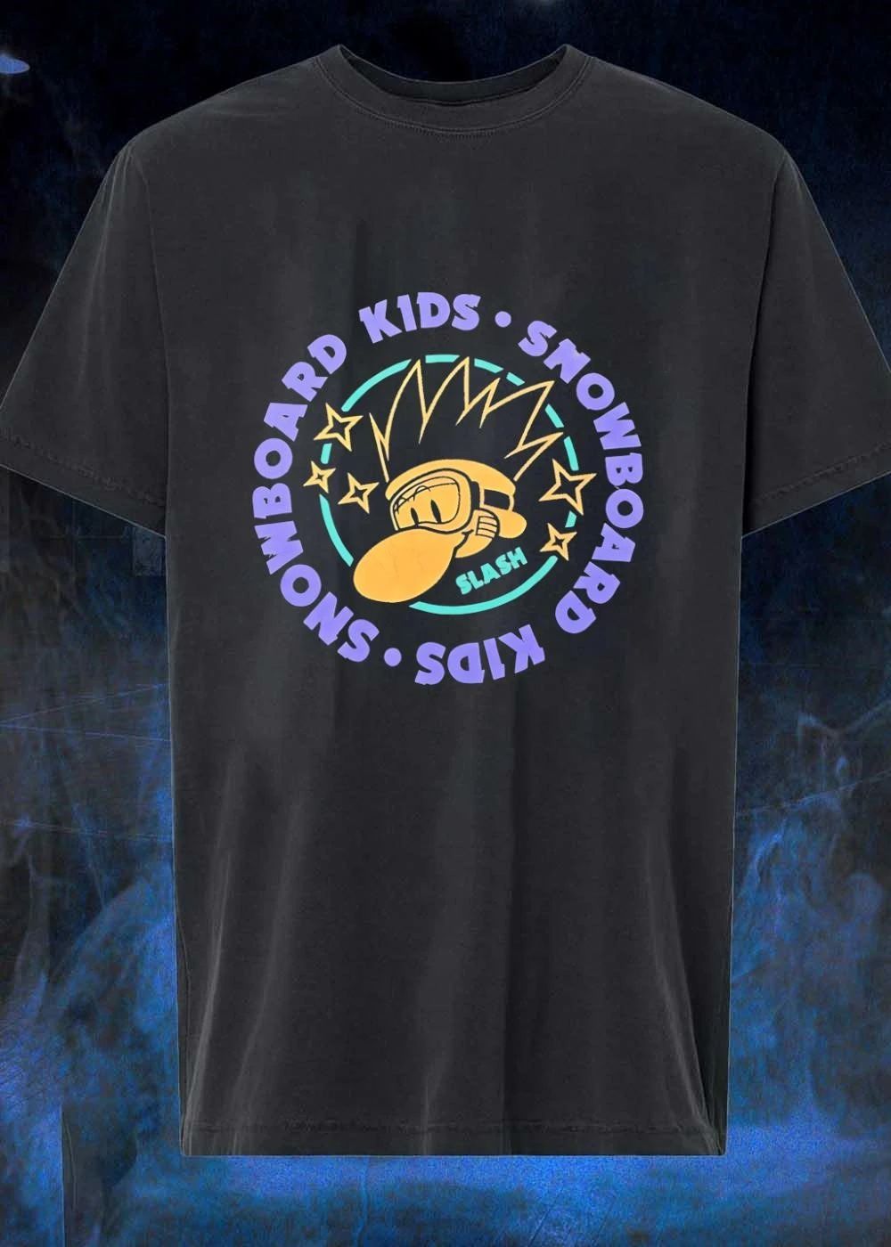 Slash Snowboard Kids Logo Character shirt