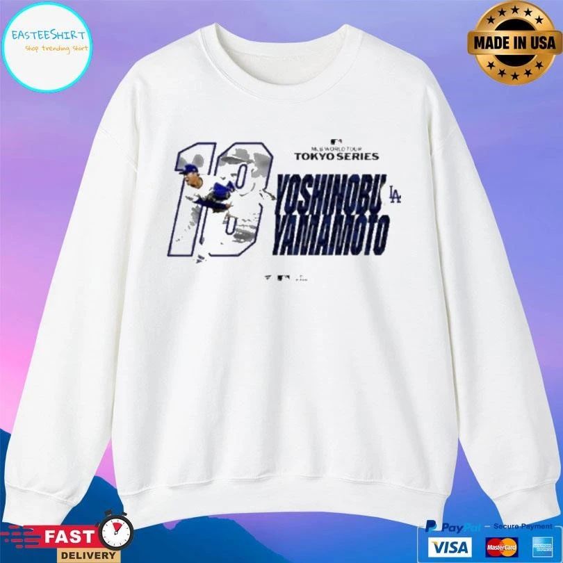Yoshinobu Yamamoto Los Angeles Dodgers Mlb Tokyo Series T-shirts
