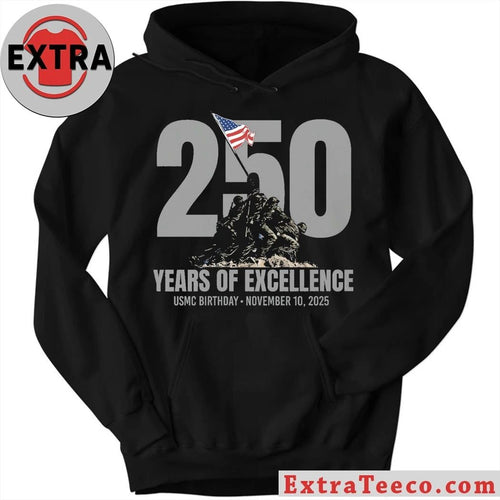 250th USMC Birthday Iwo Jima Years Of Excellence Usmc Birthday November 10 2025 T-Shirt