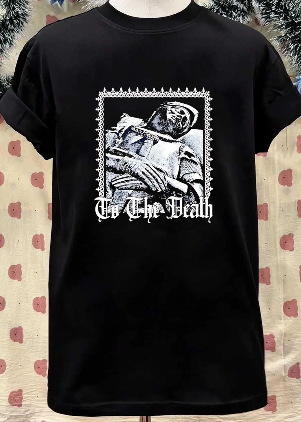 Knight in Armor Holding Sword To The Death T-Shirt