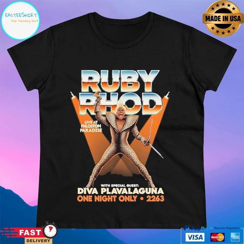 Ruby Rhod Live At Fhloston Paradise With Special Guest Diva Plavalaguna One Night Only 2263 T-shirts