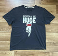 Y2K Topman Gonna Be Huge Novelty Graphic T-Shirt Men's L Faded Funny Joke Tee
