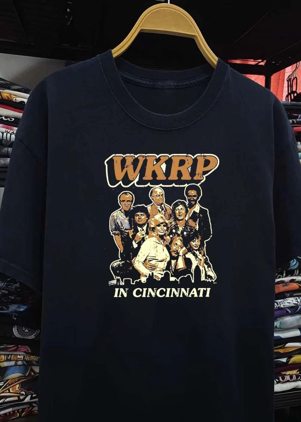 WKRP in Cincinnati TV Show Ensemble Cast Graphic T-Shirt