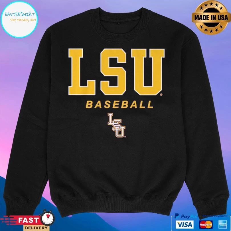 LSU Baseball Wordmark And Logo T-shirts