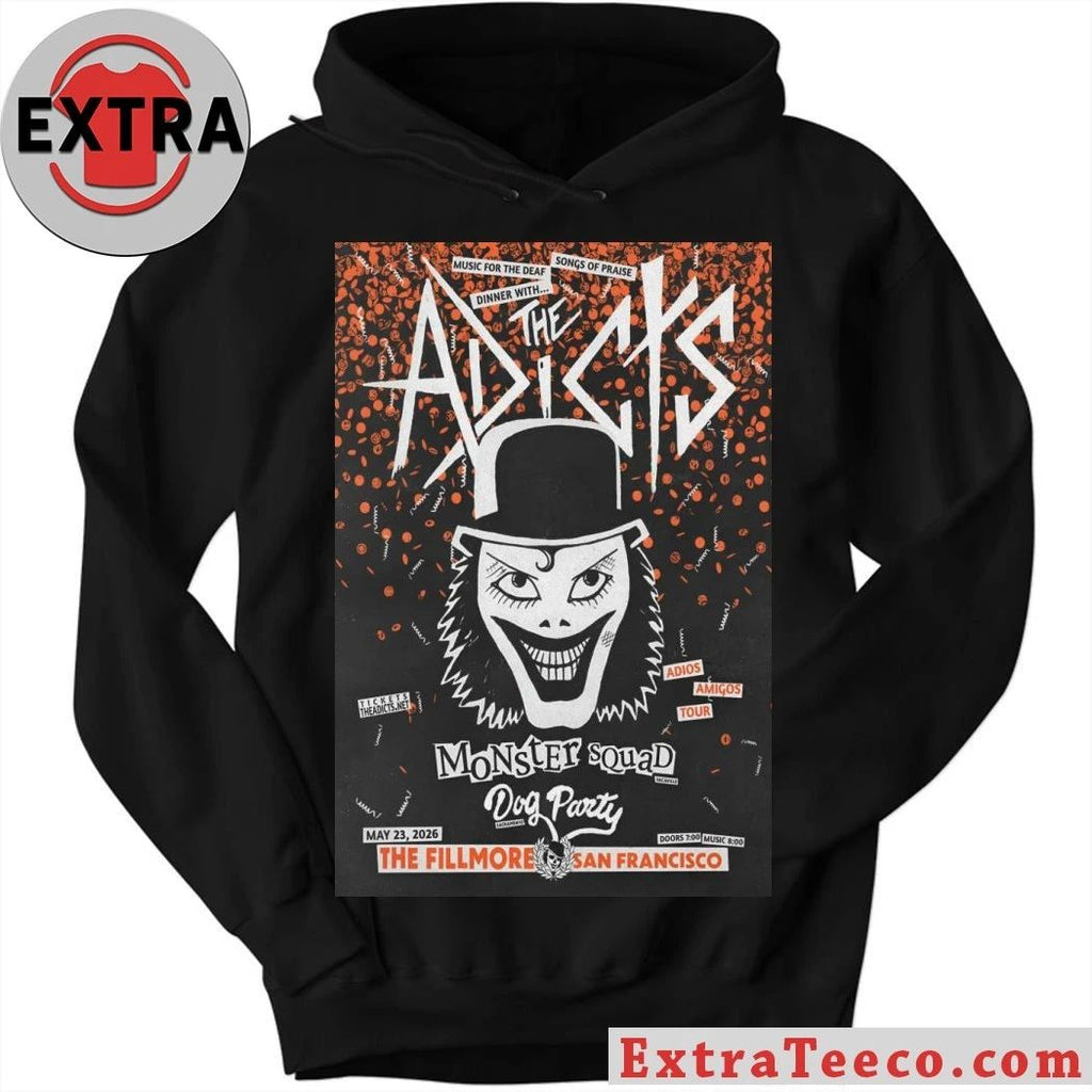 The Adicts May 23 2026 In San Francisco CA Poster Shirt