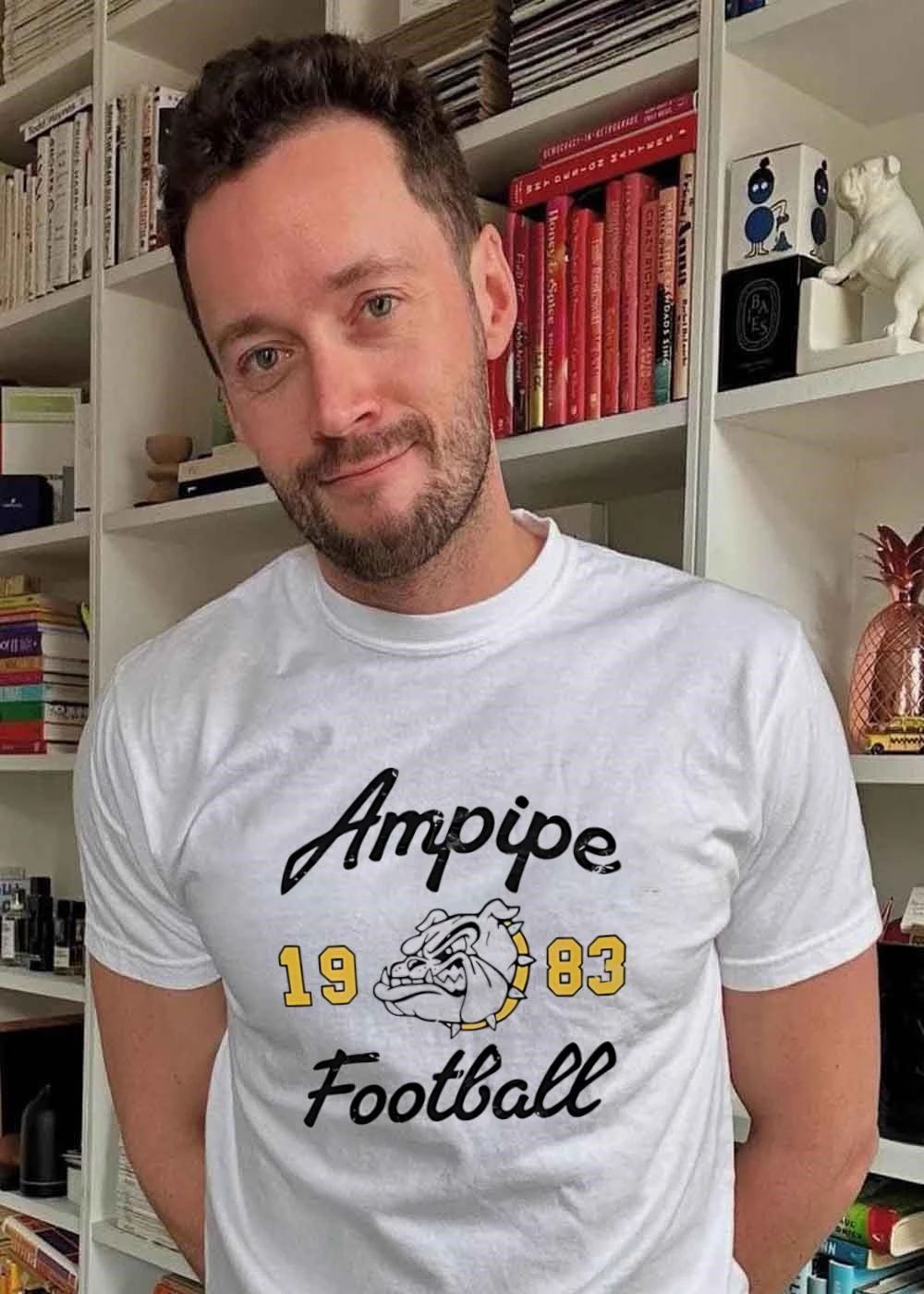 Ampipe 1983 Football Bulldog Athletic Logo Men’s shirt