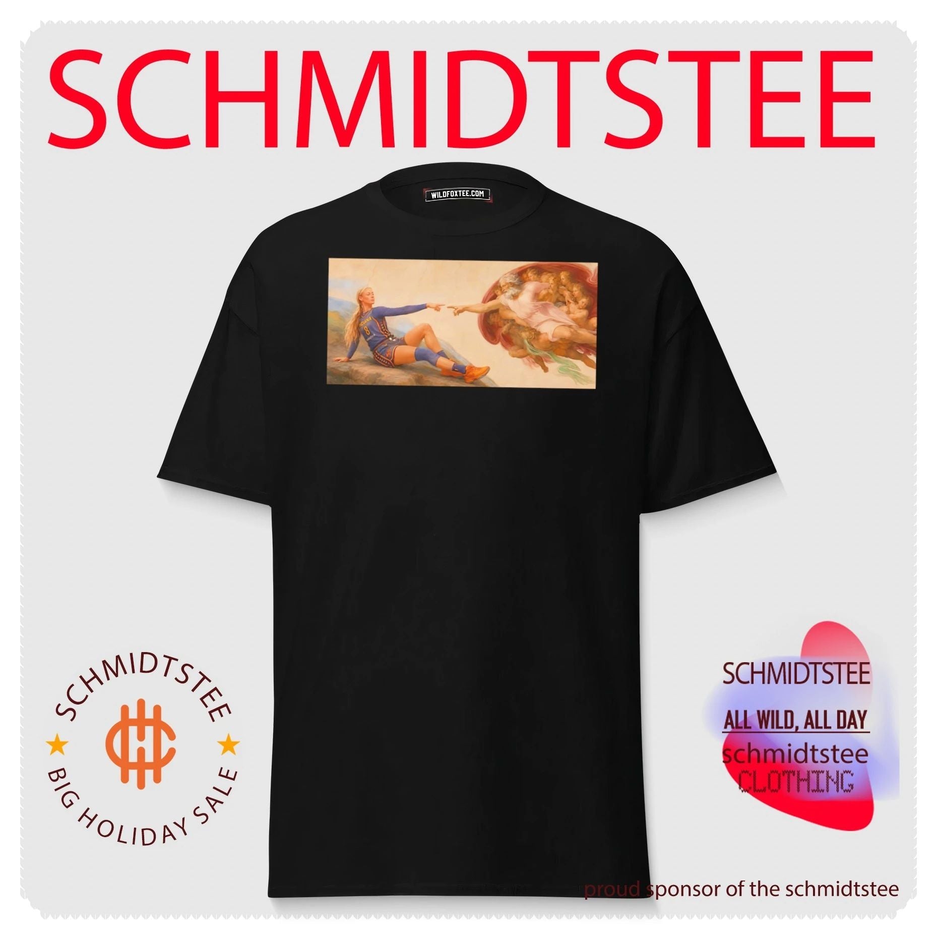 Indiana Fever Sophie Cunningham the Creation of Adam meme shirt