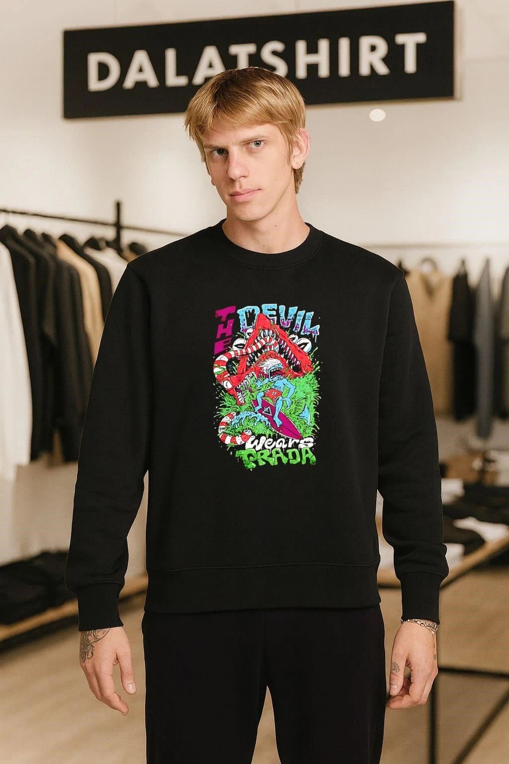 Surfer Riding The Devil Wears Prada shirt