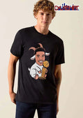 Cartoon Goat Caricature Holding Basketball Championship Trophy shirt