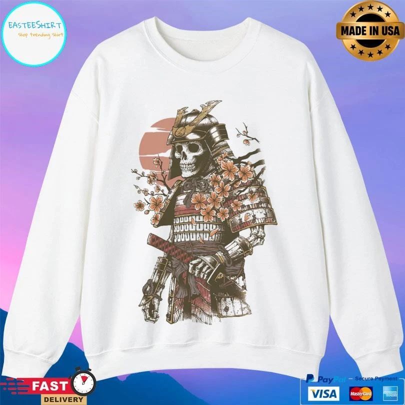 Immortal Warrior Samurai Skeleton T-shirts