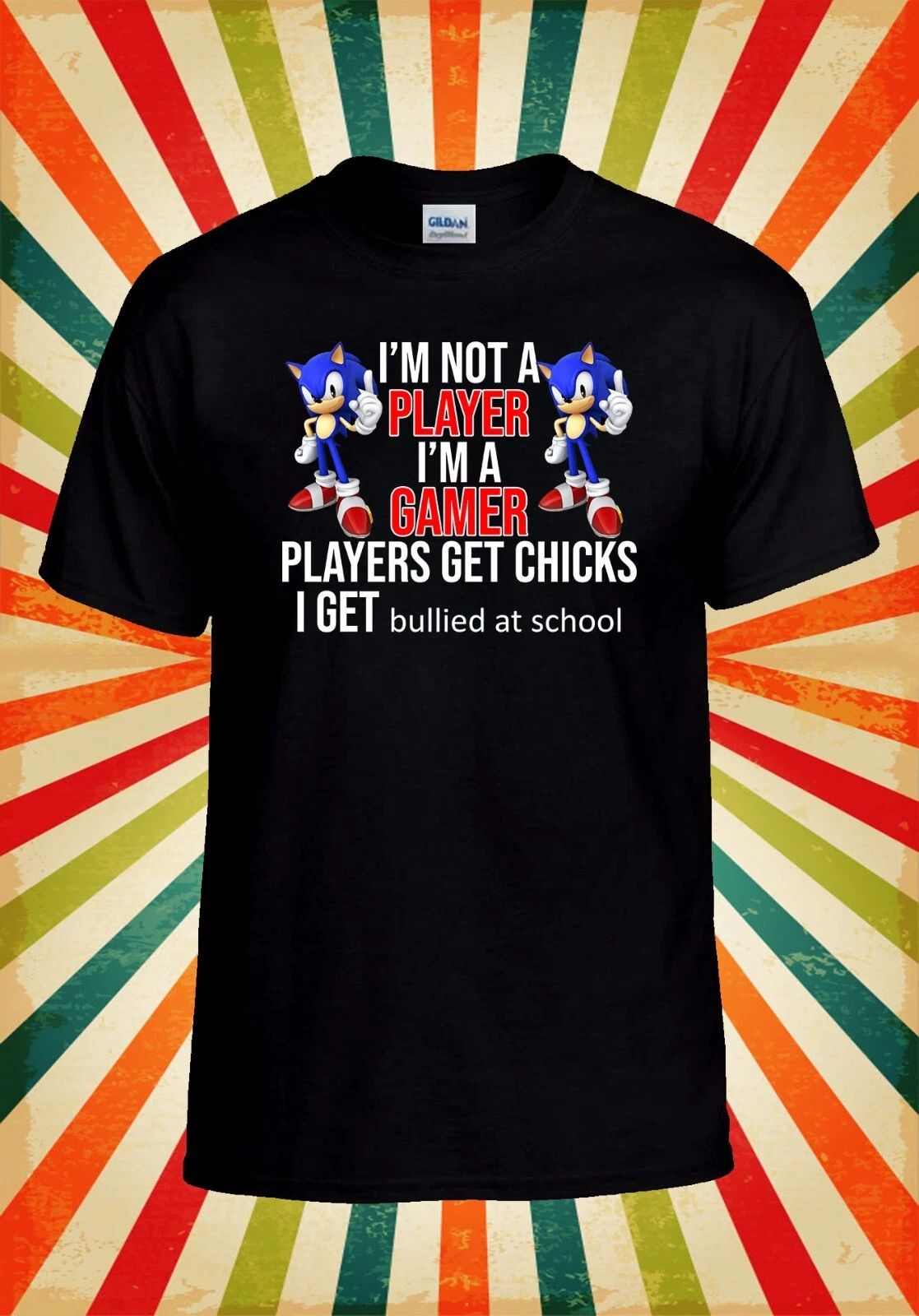 I'm Not A Player I'm A Gamer T shirt Men Women Unisex Baseball T Shirt Top 3129