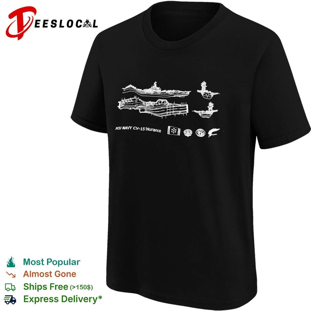FCU Navy CV-15 Endurance aircraft carrier T-shirt