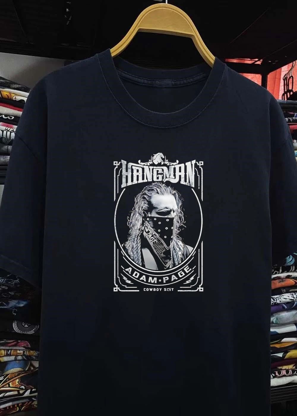 Hangman Adam Page Western Graphic Apparel AEW T-Shirt