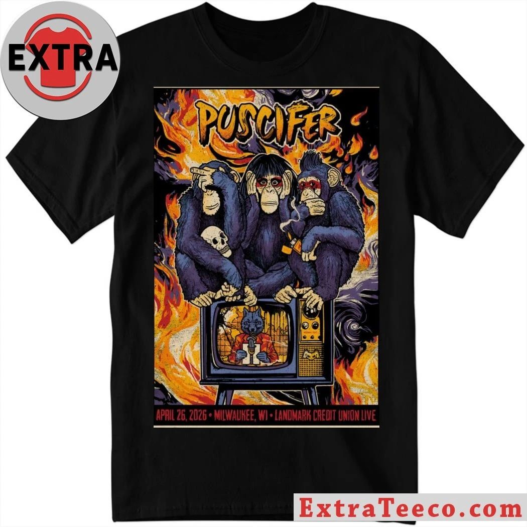 Puscifer In Milwaukee WI On April 26 2026 Tour Poster Shirt