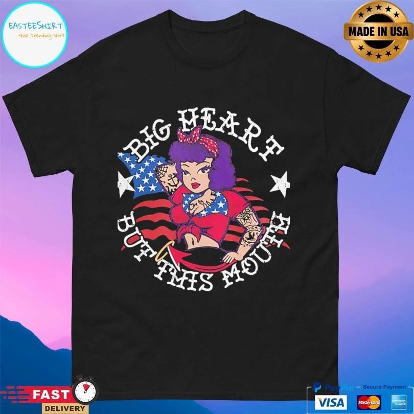 Big Heart But This Mouth 4th Of July Vintage T-shirts