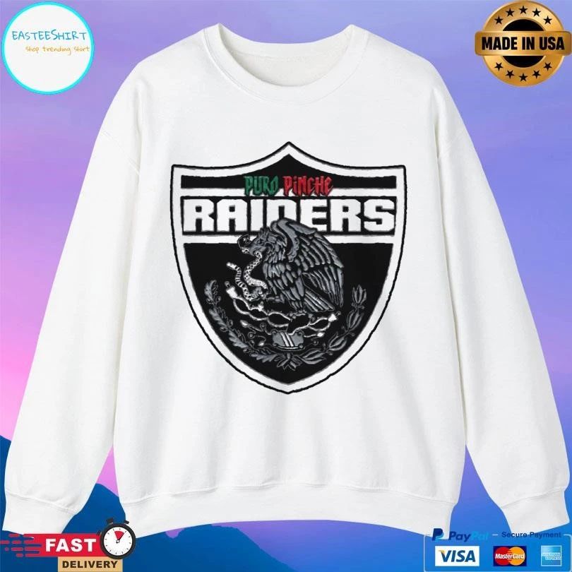 Puro Pinche Raiders Shield T-shirts