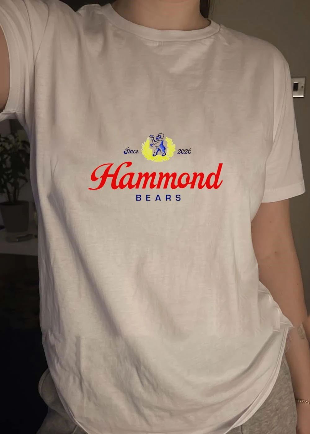 Since 2026 Hammond Bears Football Player Silhouette shirt