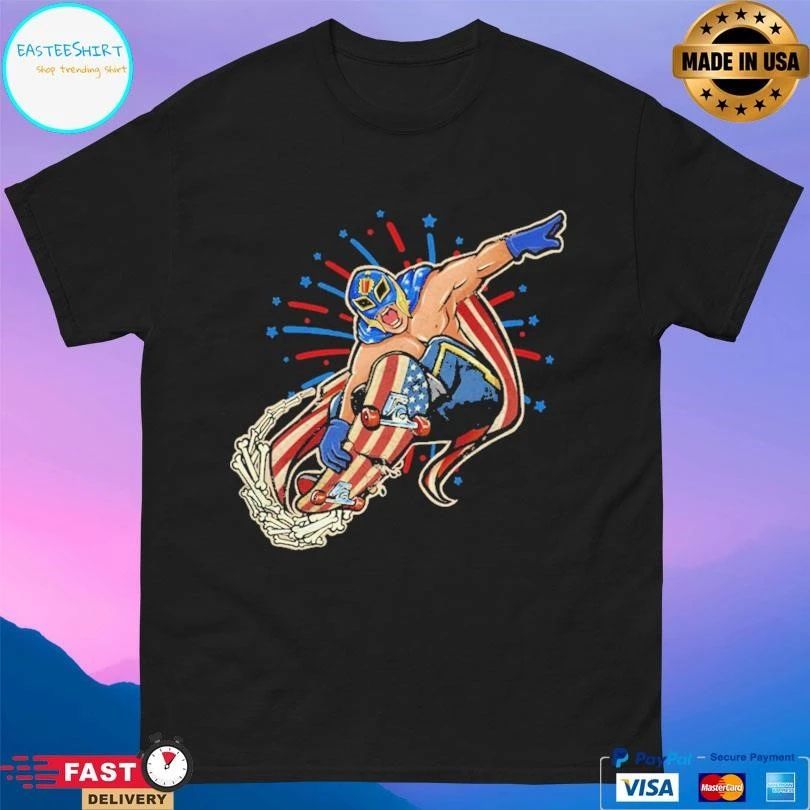 El Luchador 4th Of July Og Vintage T-shirts
