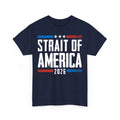 Strait of America Retro American Flag Funny Unisex T-Shirt