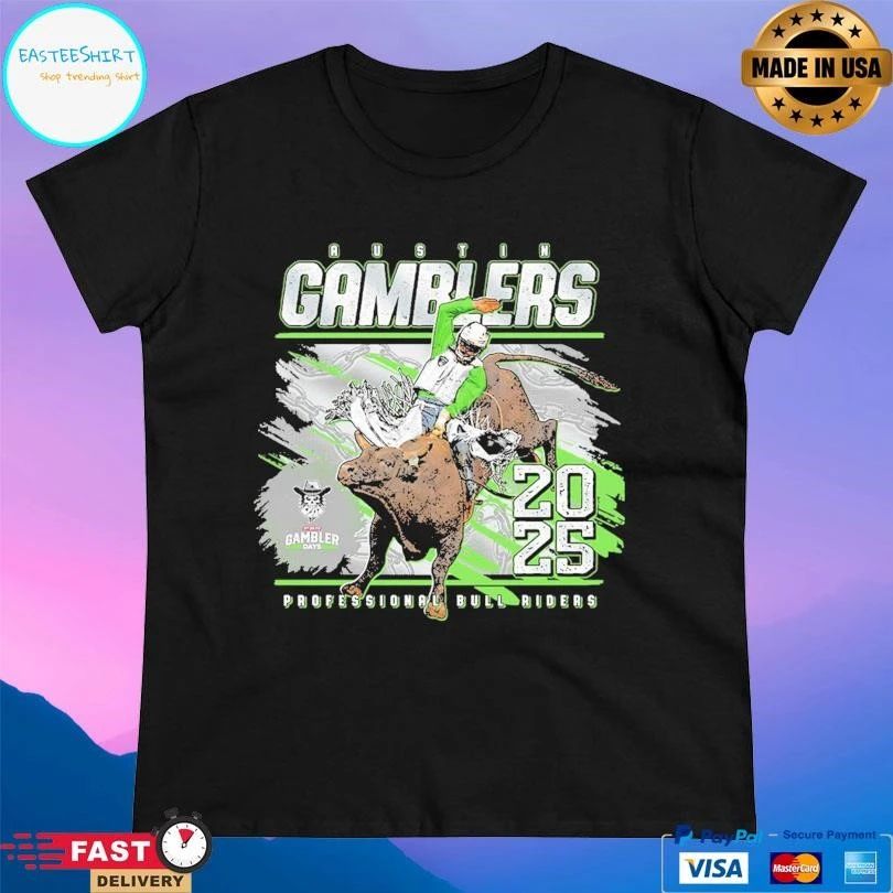 Austin Gamblers 2025 Event Professional Bull Riders T-shirts