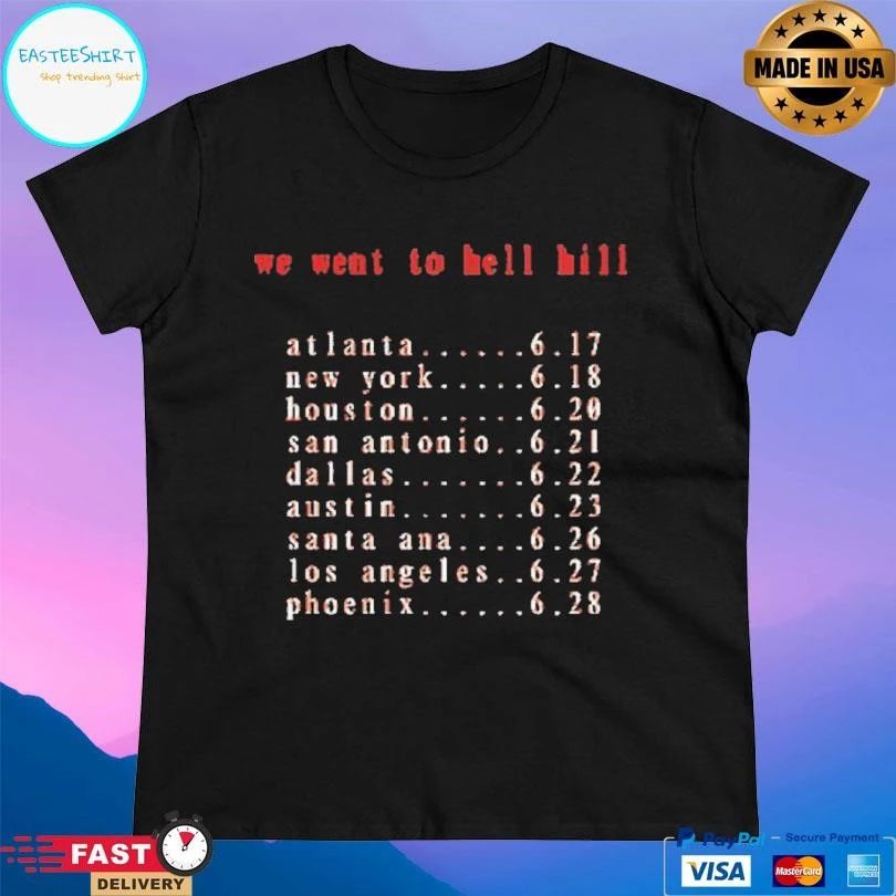 Elita We Went To Hell Hill Tour T-shirts