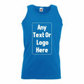 Personalised Custom Printed Valueweight Athletic Vest Sport Gym Summer Tank Tops