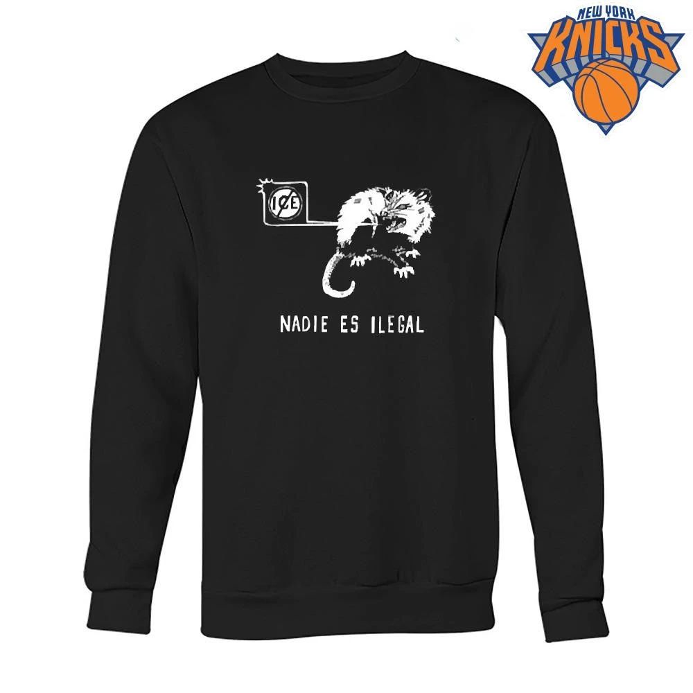 Nadie es Ilegal angry possum ice sign parody shirt