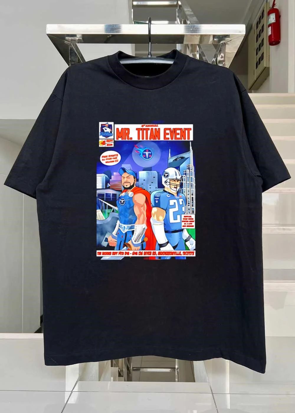 Titans Fan Gear Mr Titan Event Sept 14th At One 125 River Rd Hendersonville shirt