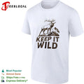 Keep It Wild Elk Mountain Forest wildlife T-shirt