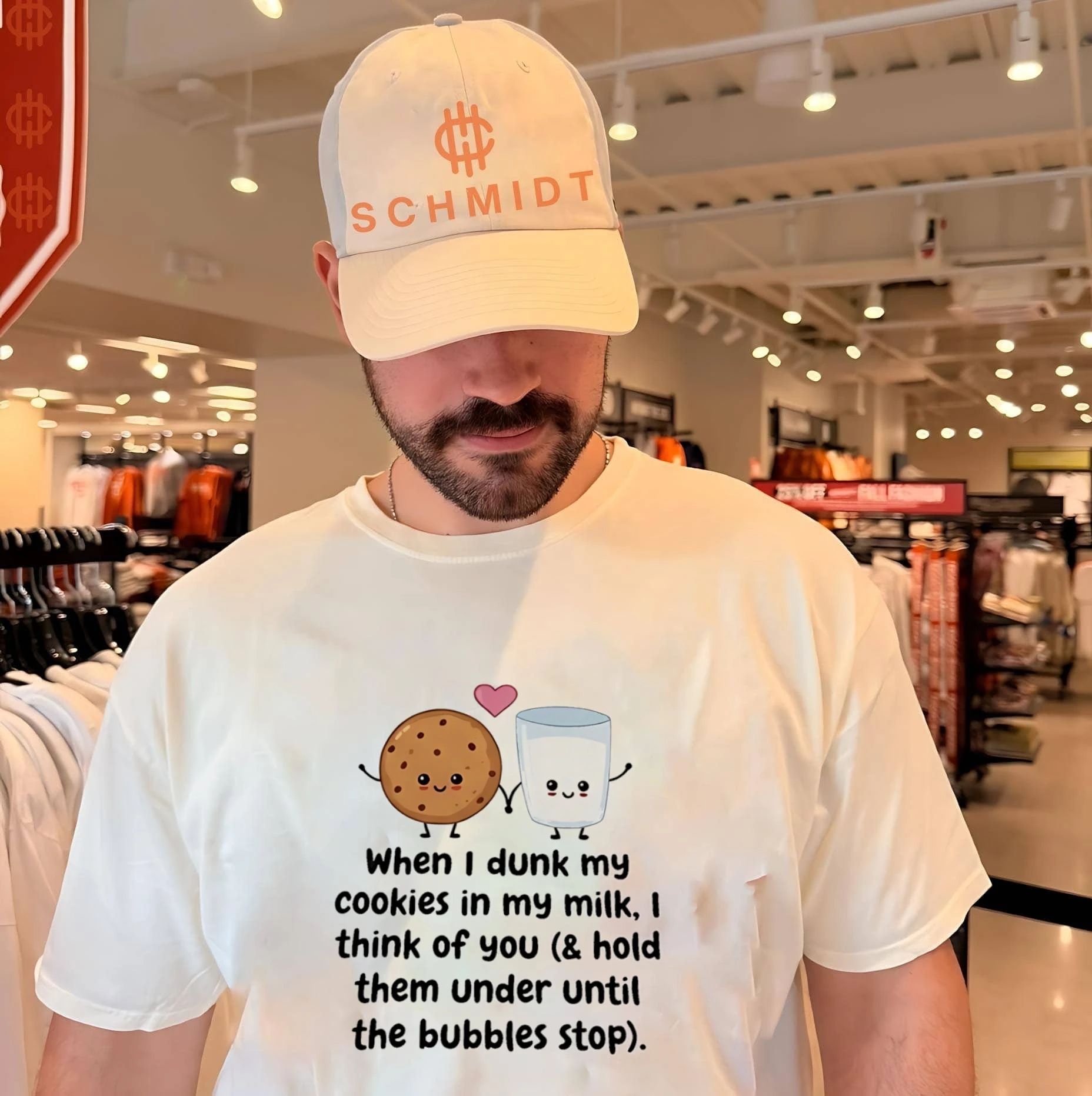 When I dunk my cookie in my milk I think of you shirt