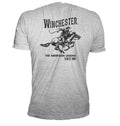 Winchester Official Vintage Rider Graphic Printed Short Sleeve T-Shirt