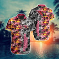 Arizona Cardinals Sunset Palms Hawaiian Shirt