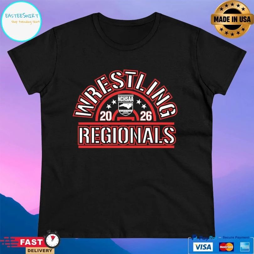 NCHSAA Wrestling Regionals 2026 T-shirts