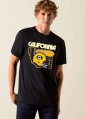 California Golden Bears NCAA Memorial Stadium Berkeley Yellow Football Helmet State Outline Grid shirt