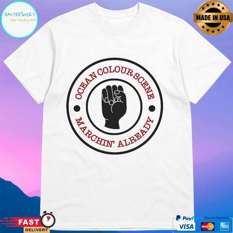 Ocean Colour Scene Marchin’ Already Logo T-shirts