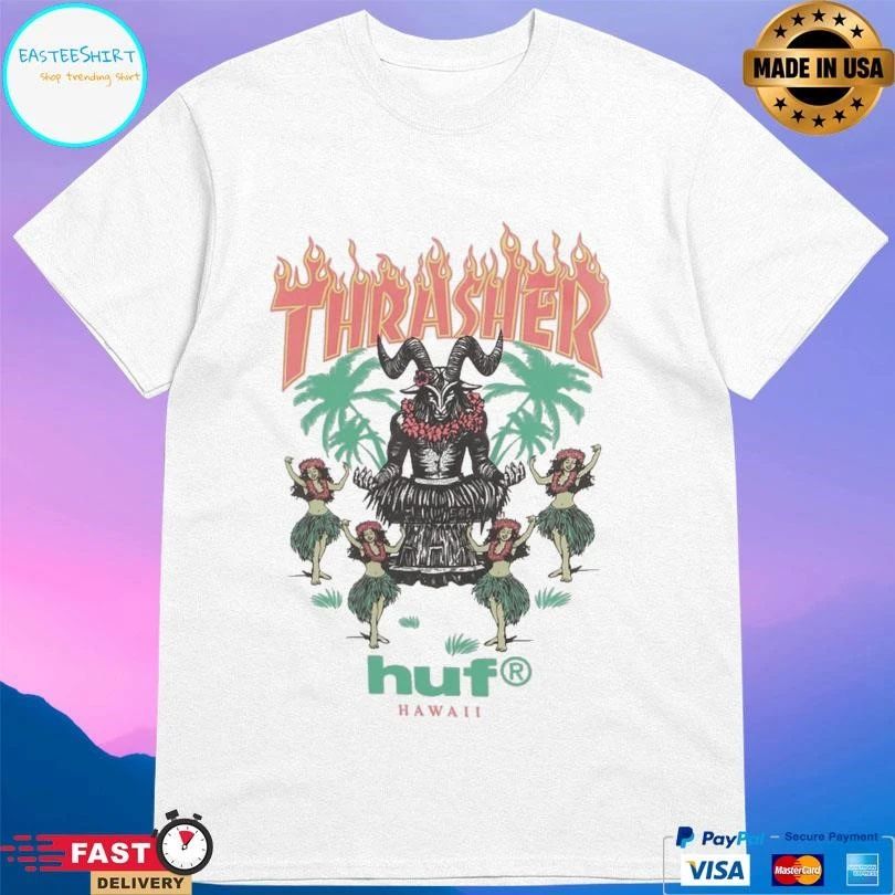 Thrasher Goat Luau Huf Hawaii T-shirts
