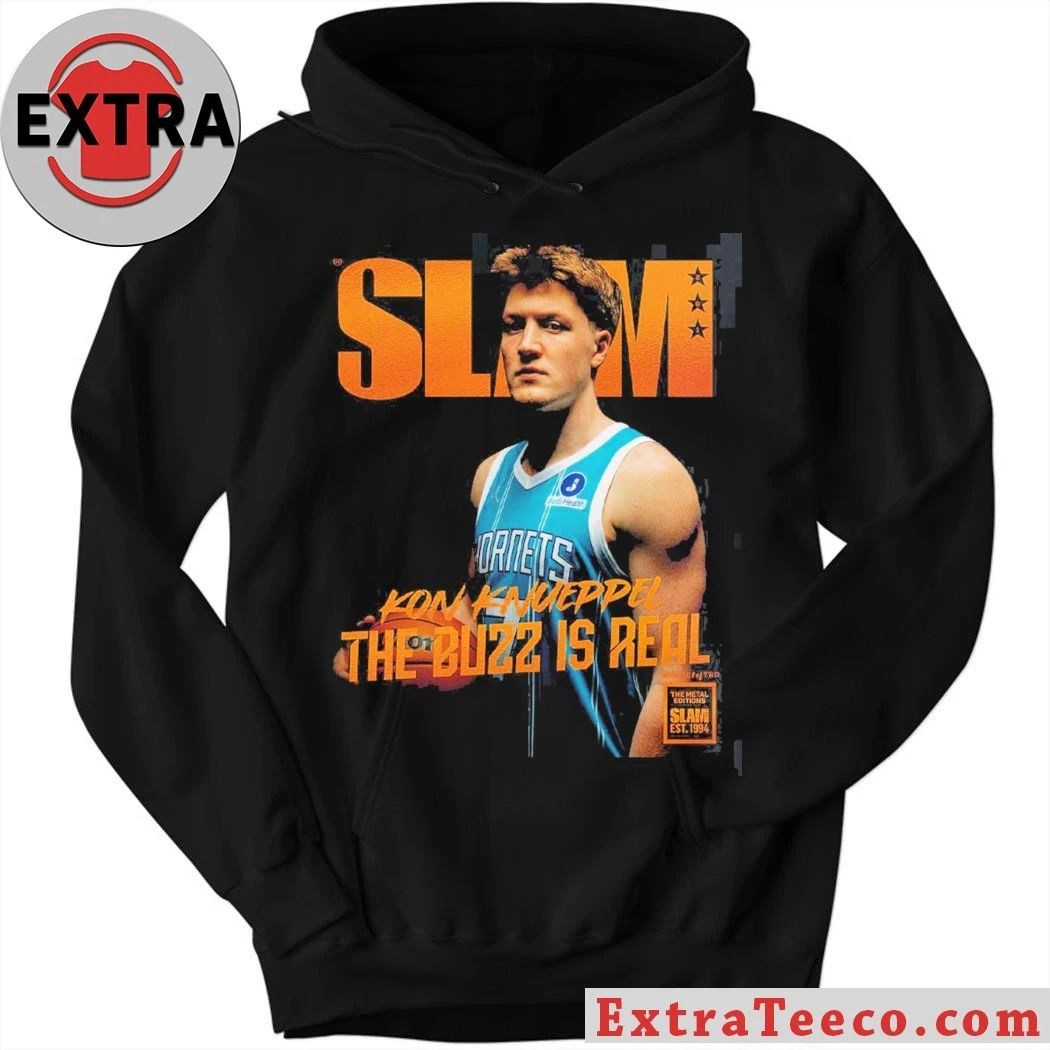 Kon Knueppel Charlotte Hornets SLAM 261 Cover The Buzz Is Real Orange Metal 2026 T-Shirt